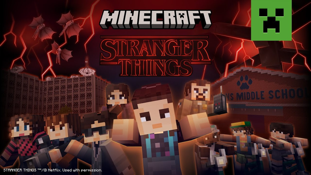 Minecraft ganha DLC de Stranger Things com muitas novidades