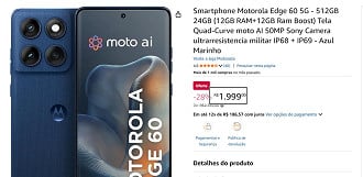 Oferta do Motorola Edge 60