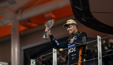 F1: Lando Norris vai usar o Nº1 em 2026