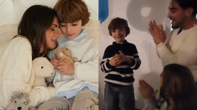 Liliana Filipa e Daniel Gregório festejam seis anos do filho em separado