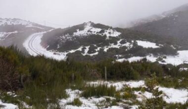 Aguaceiros, neve e trovoada nas previsões para hoje na Madeira
