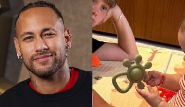 Neymar posta foto dos filhos
