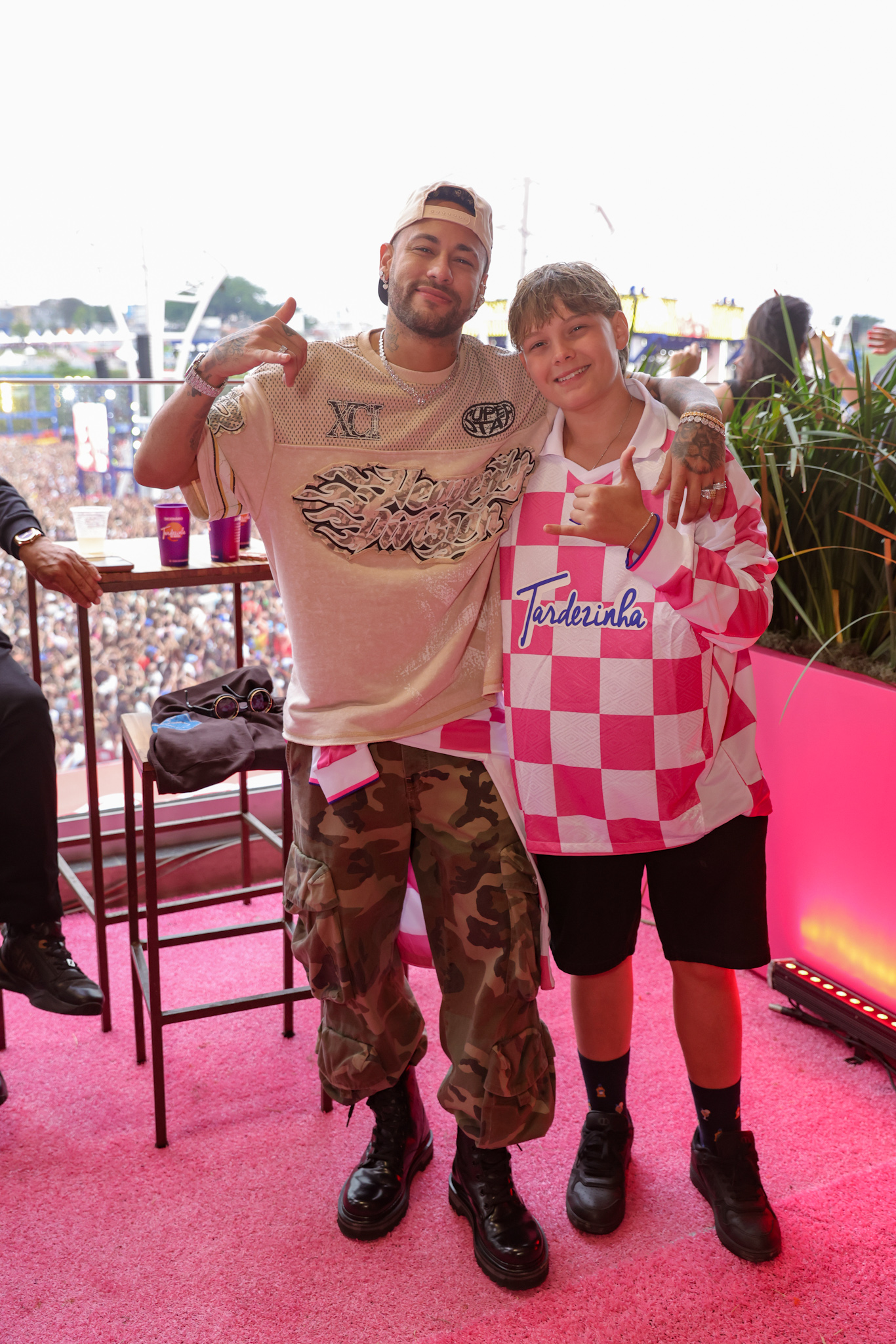 Neymar Jr e Davi Lucca - Foto: Lucas Ramos / Brazil News