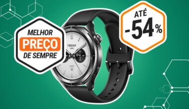 O relógio Xiaomi Watch S4 chegou a um preço historico na amazon!