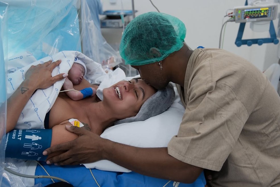 Bento, filho de Carol Peixinho e Thiaguinho — Foto: Reprodução/Instagram