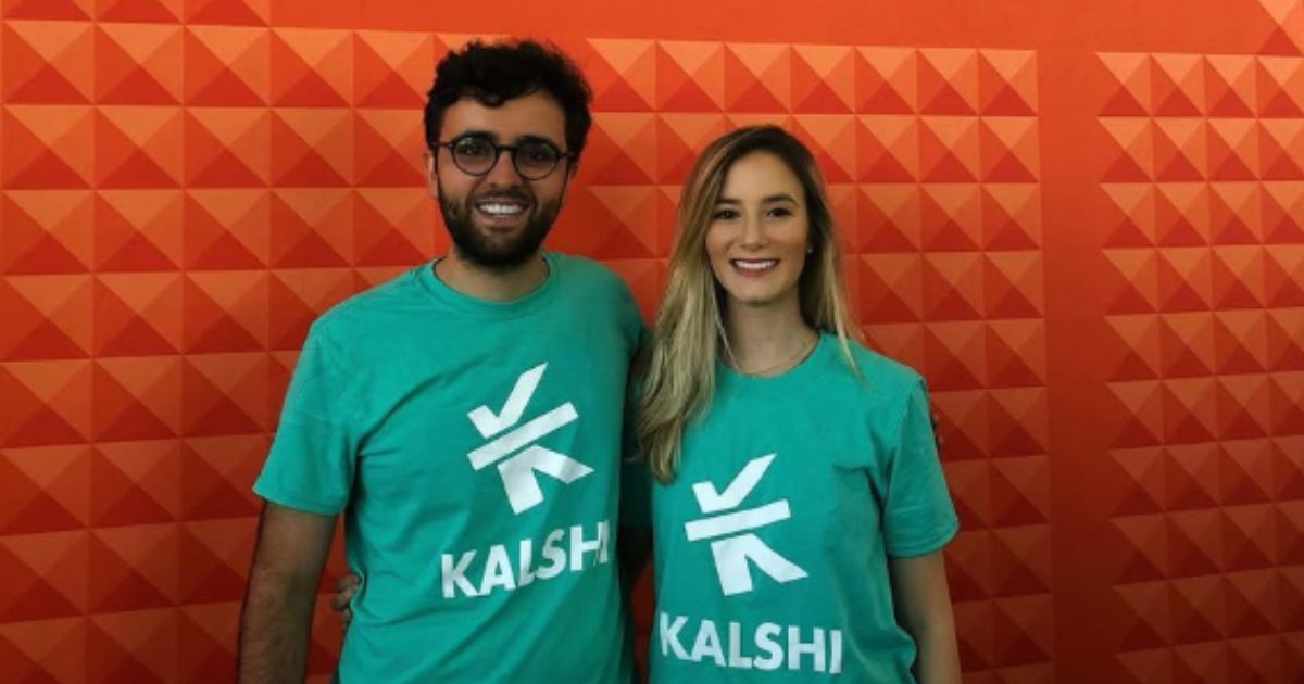 Luana Lopes Lara e Tarek Mansour, fundadores da KalshiFoto: Divulgação/Redes sociais/ND Mais