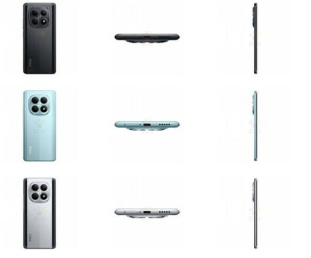 Três variantes do POCO M8