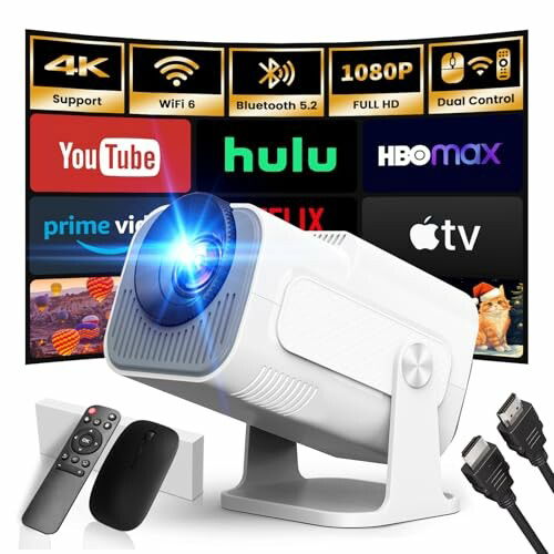 Proyector portátil GM300 4K WiFi 6 BT5.2