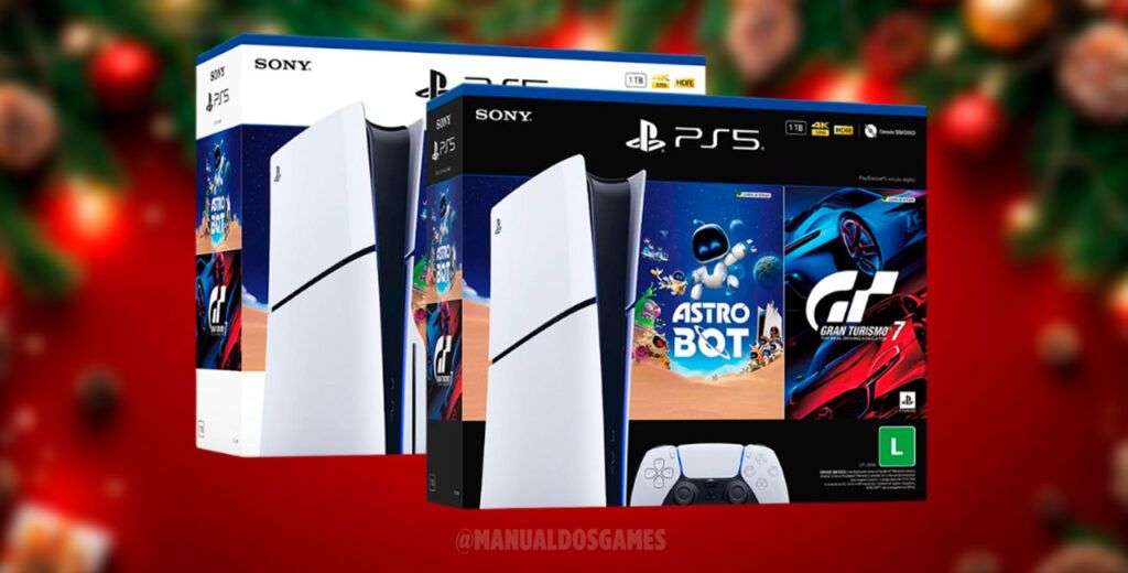 PS5 entra em promoção no mês do Natal com pacote completo 2 PS5 entra em promoção no mês do Natal com pacote completo
