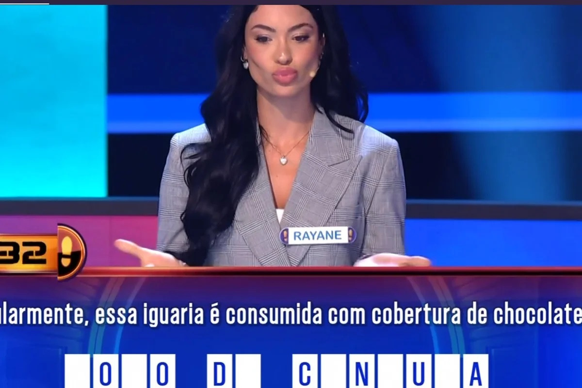 A pergunta fácil que derrubou a namorada de Belo no Acerte ou Caia