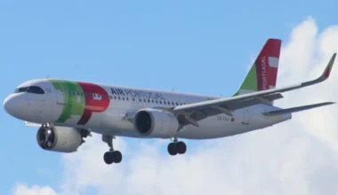 Imagem Airbus A320 da TAP