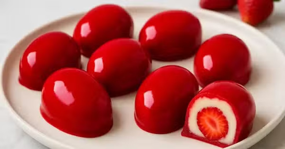 "Morango do Amor" — doce que viralizou nas redes vira patrimônio cultural imaterial por cidade mineira — Foto: Reprodução