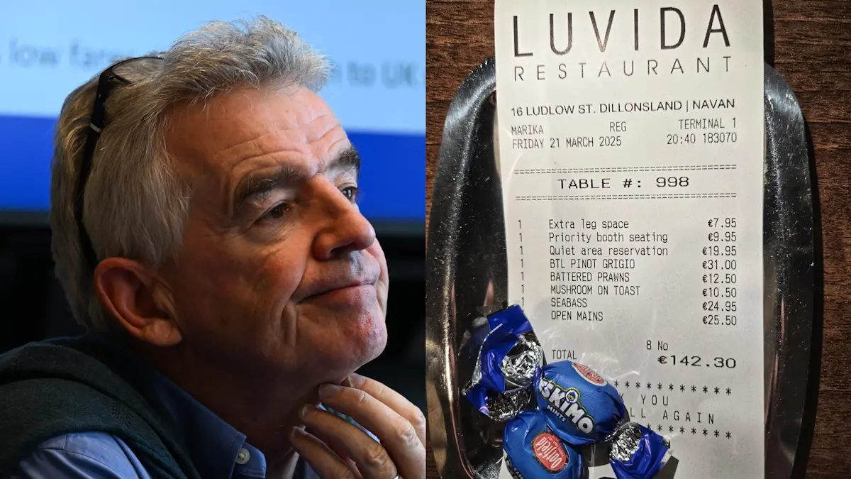 CEO da Ryanair foi a um restaurante na Irlanda e cobraram-lhe "espaço para as pernas"