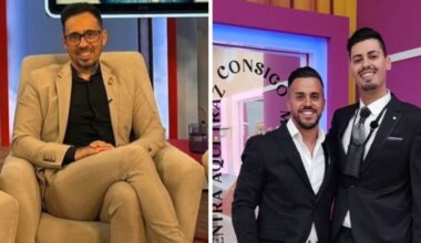 Sandro e Pedro Jorge com Leandro