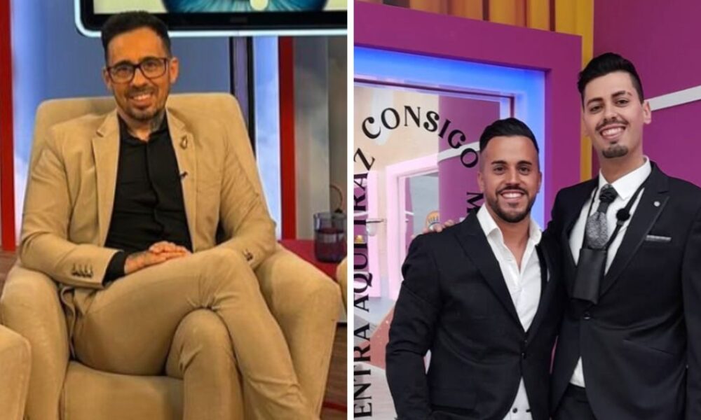 Sandro e Pedro Jorge com Leandro