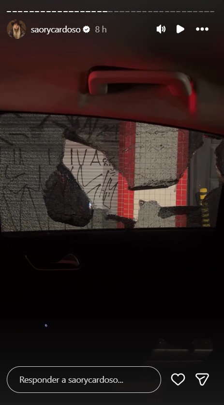 Saory sofre tentativa de assalto em SP - Foto: Reprodução / Instagram @saorycardoso