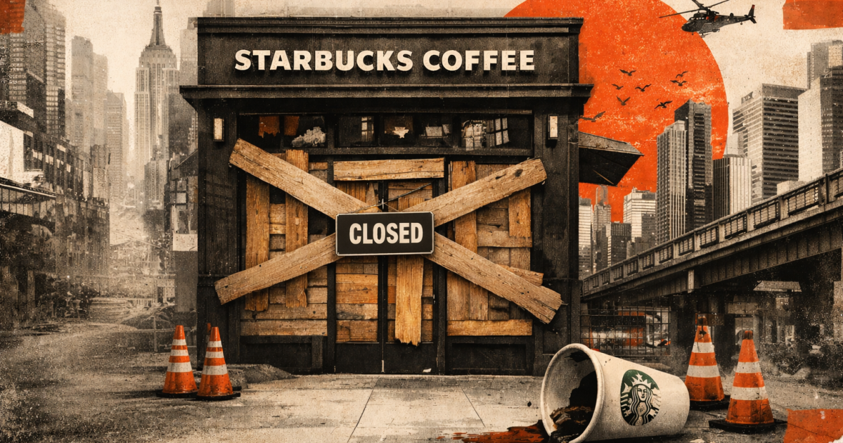 Starbucks não quer mais estar em todas as esquinas de NY ou Los Angeles