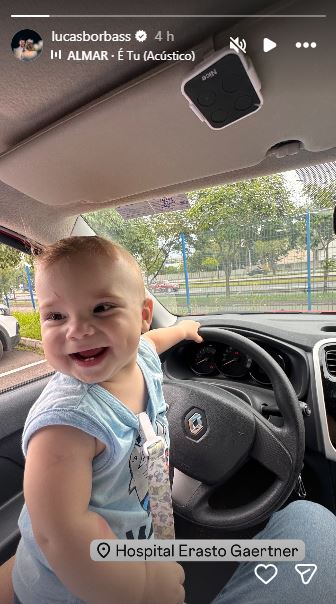 Stories de Lucas Borbas - Foto: Reprodução / Instagram