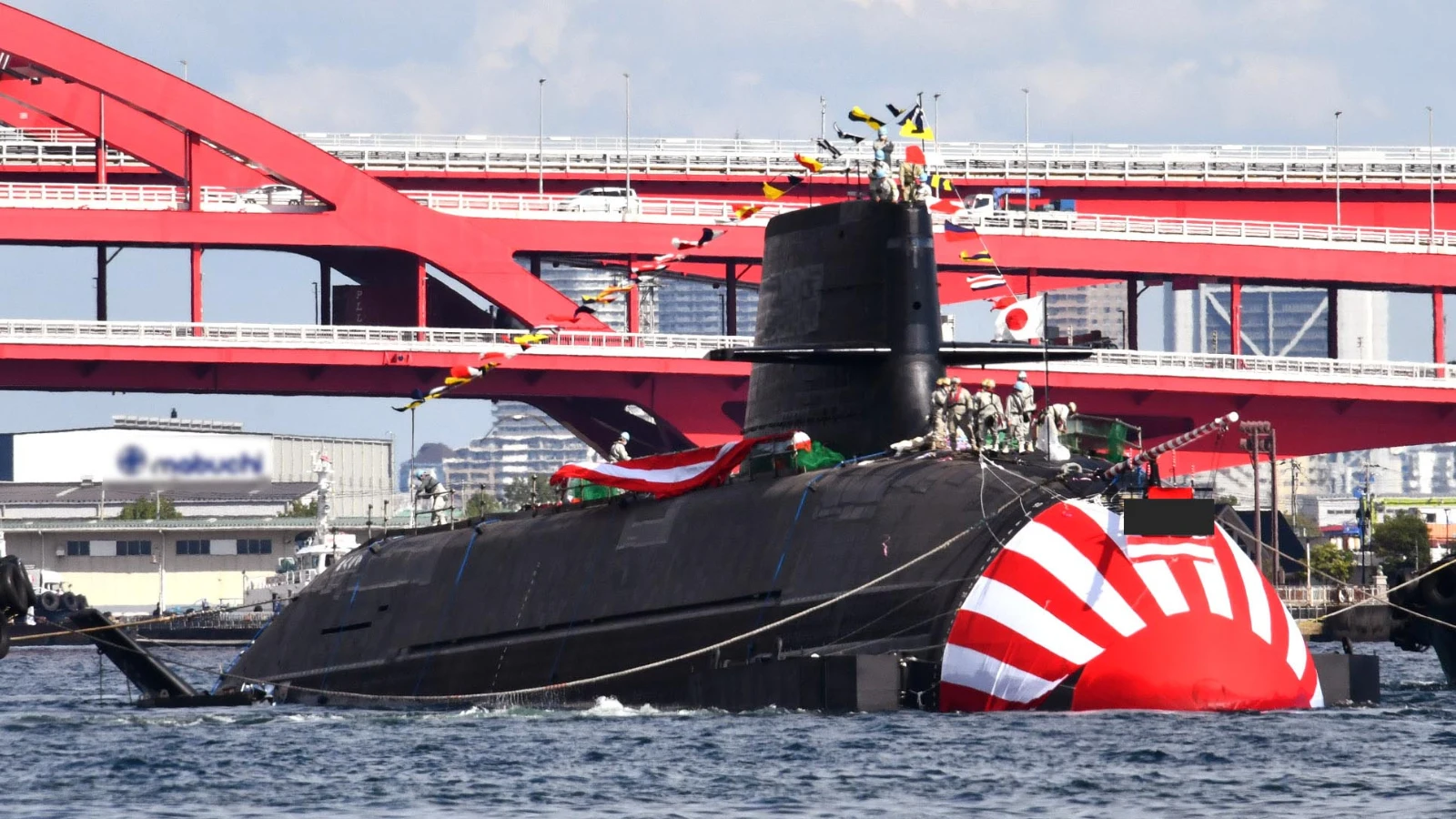 Imagem do novo submarino do Japão