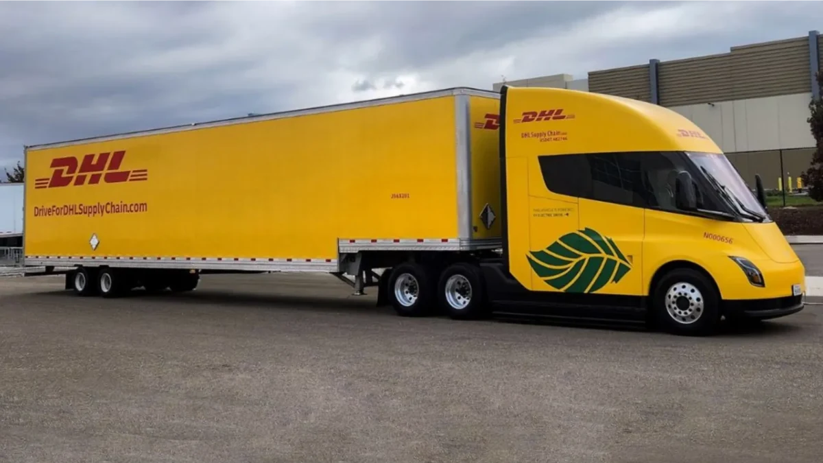 Imagem Tesla Semi DHL