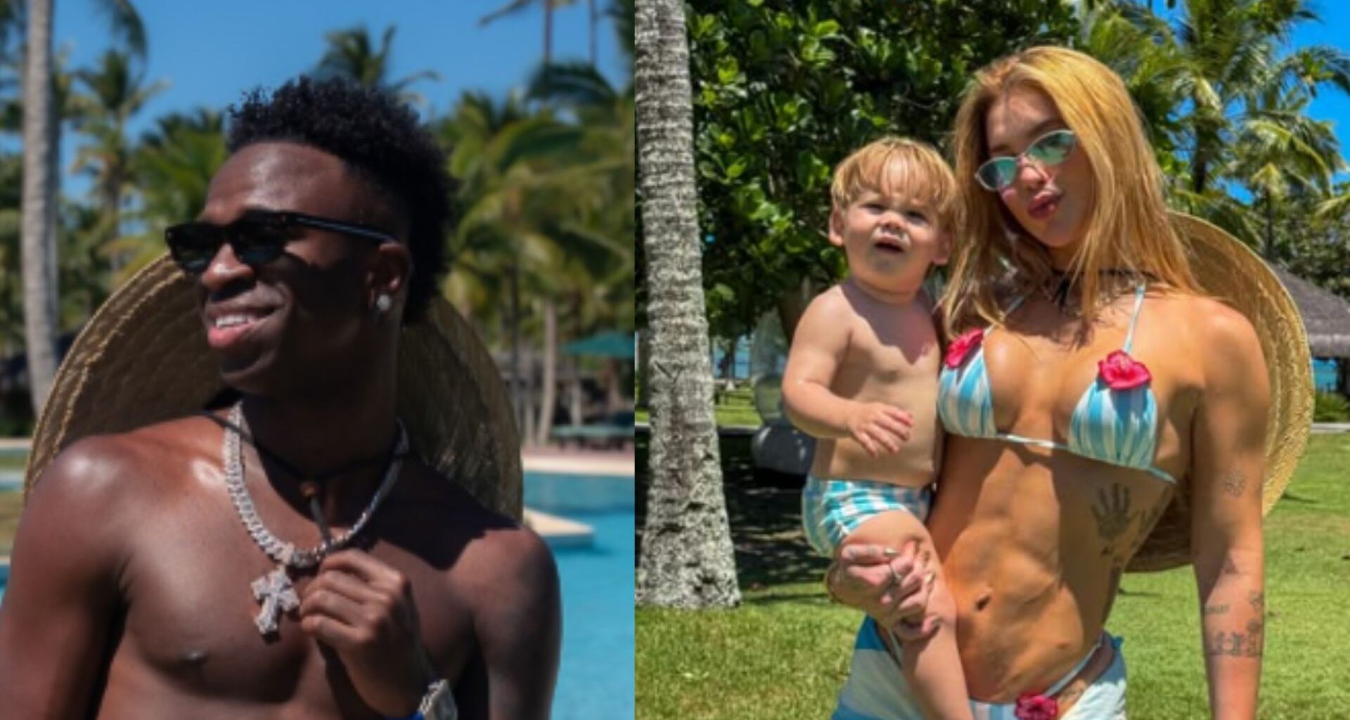 Vini Jr, Virginia e José Leonardo - Fotos: Reprodução/Instagram