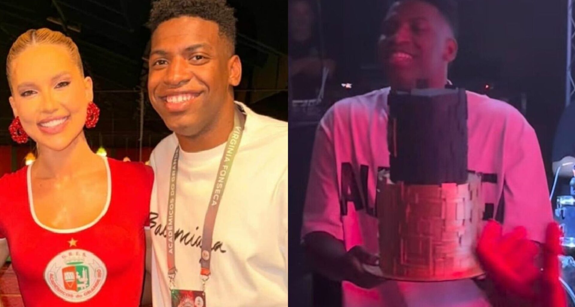 Virginia e irmão de Vini Jr. - Foto: @virginia