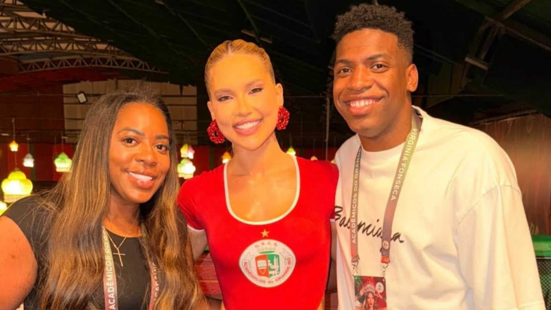 Mãe de Vini Jr., Virginia e irmão de Vini Jr. - Foto: @virginia