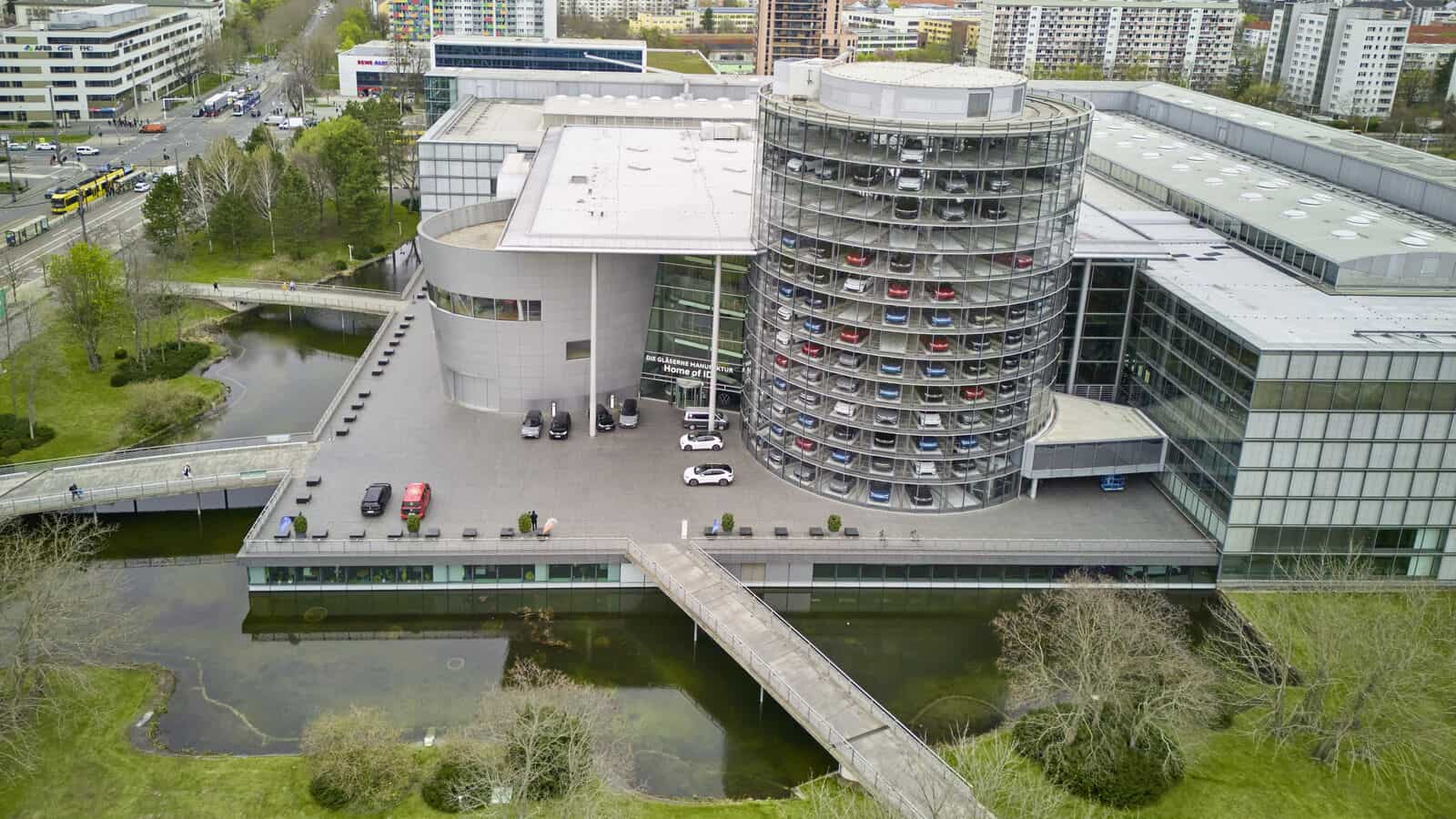 Fábrica da Volkswagen em Dresden, na Alemanha