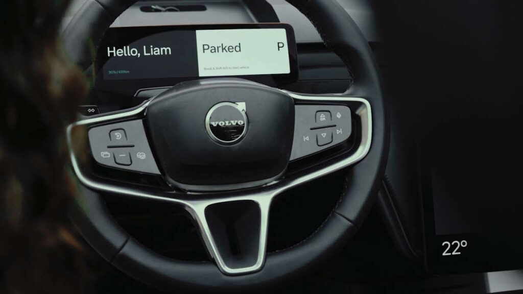 Volvo Centum segurança tipografia