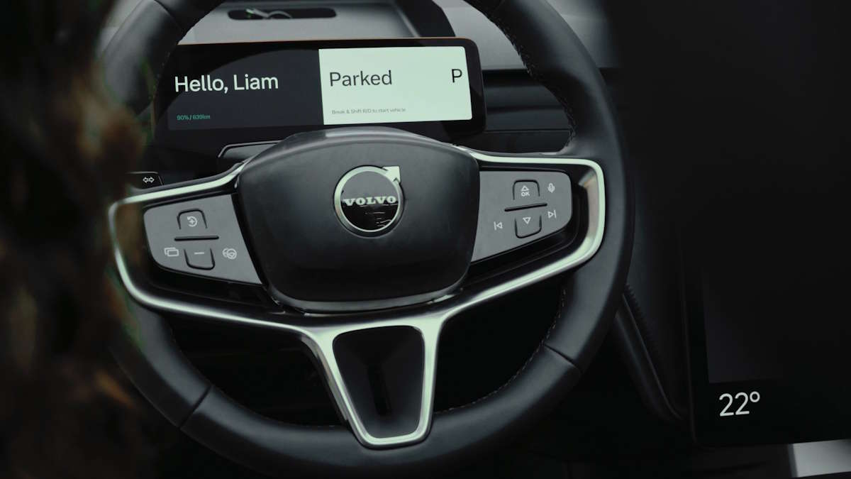 Volvo Centum segurança tipografia