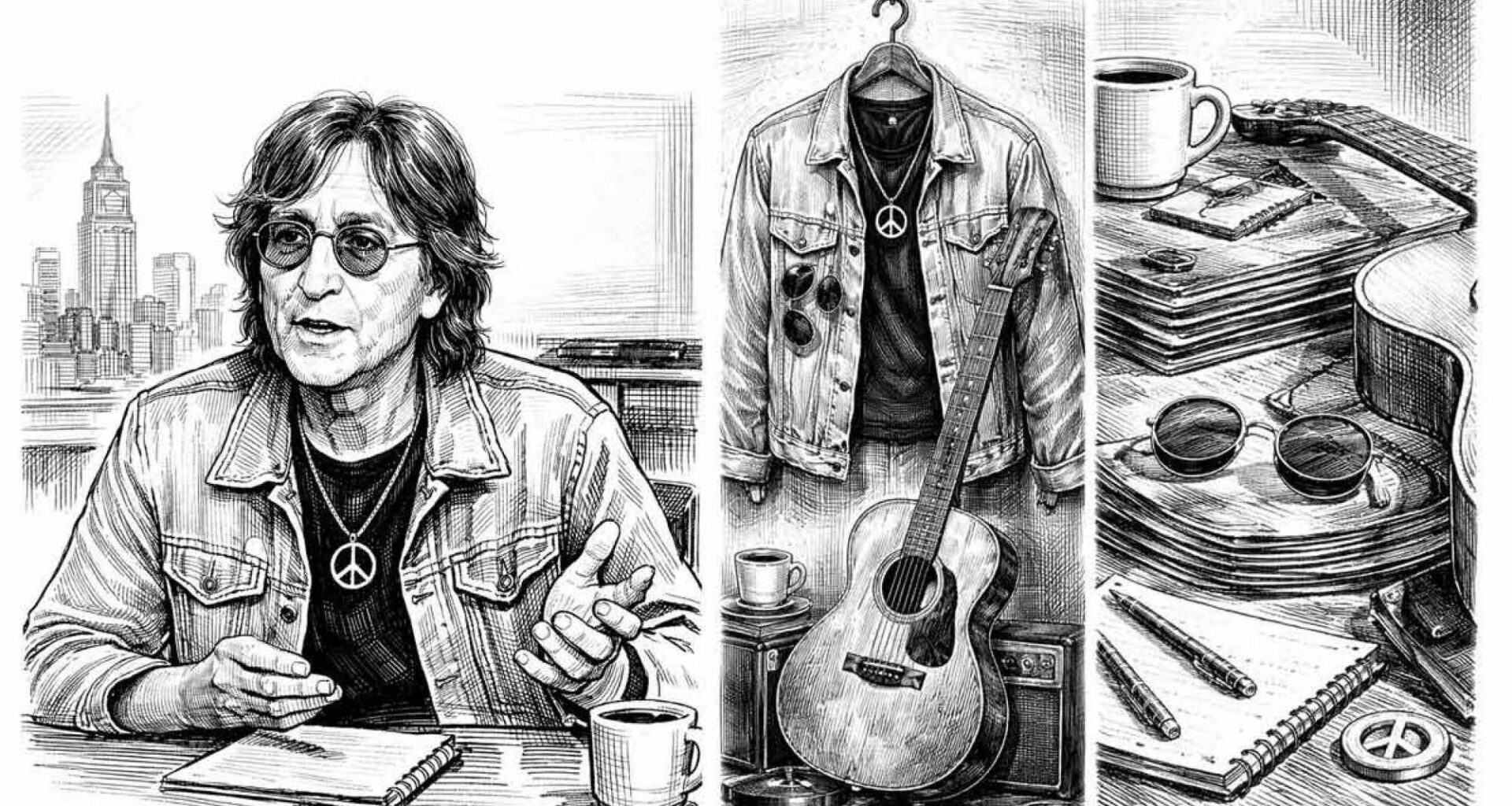 ‘‘Nós gritávamos nas ruas porque queríamos que os governos nos ouvissem. Havia uma esperança ingênua, uma ressaca dos anos 1960, de que, se gritássemos alto o suficiente, a guerra acabaria’’ -  (crédito: Imagens geradas por IA)