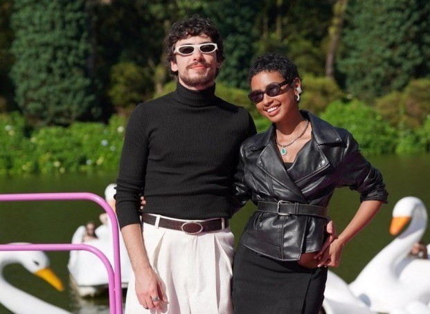 Namorados, Jaffar Bambirra e Gabz gravam o 'Caldeirão com Mion' em Gramado