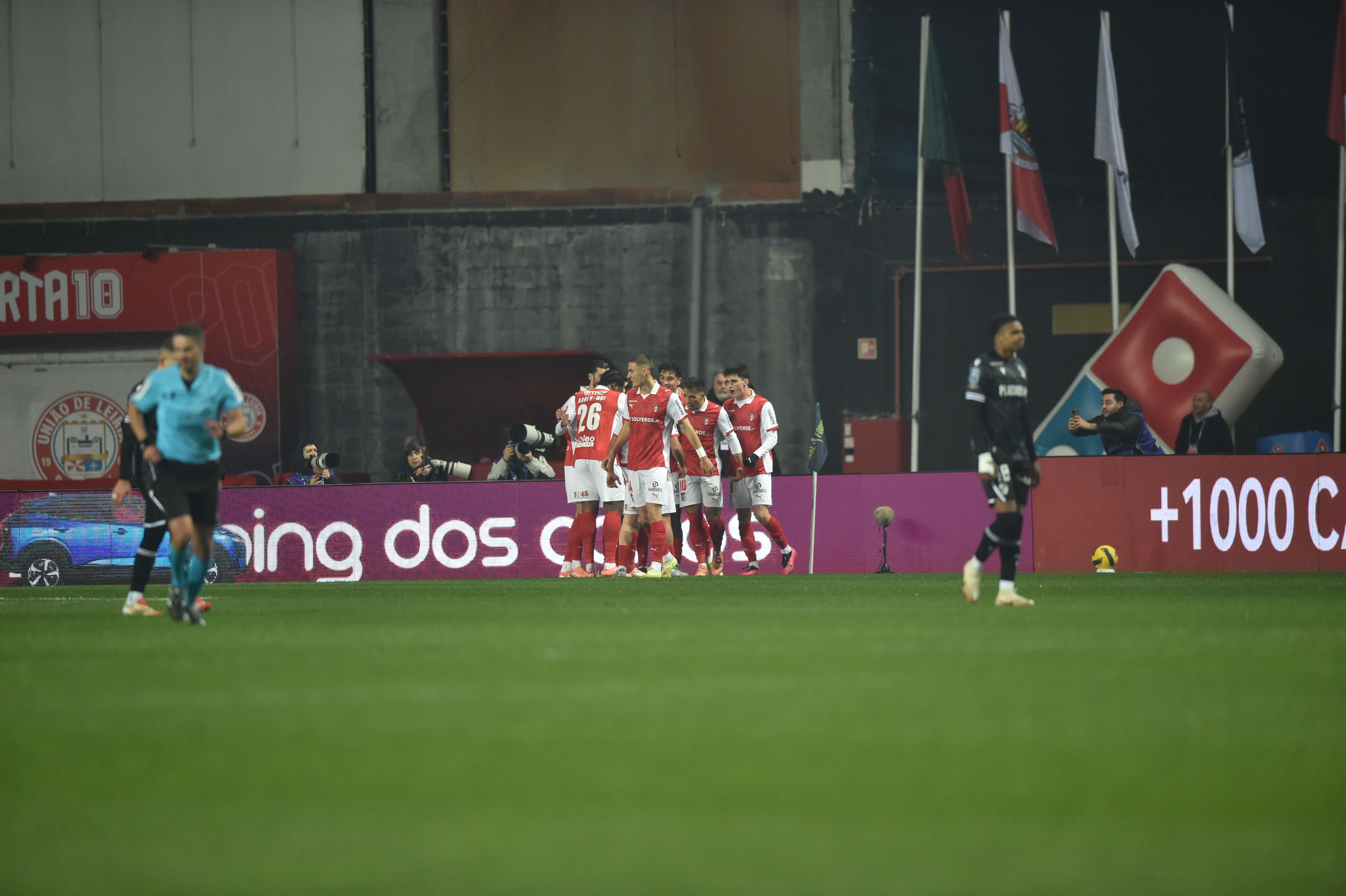 Festejos do SC Braga depois do golaço de Dorgeles - Foto: Miguel Nunes