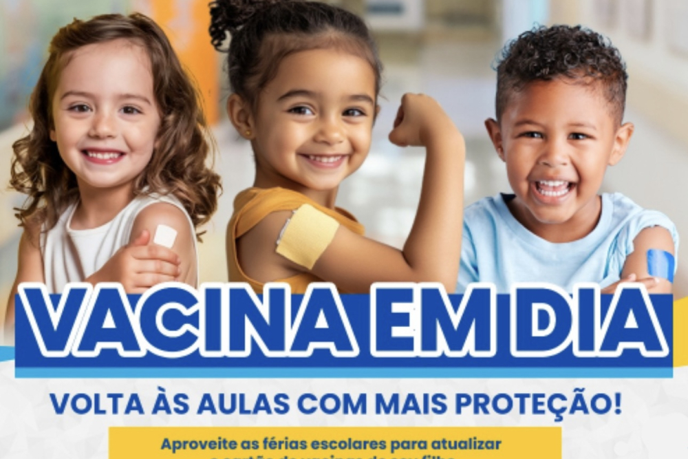 Férias escolares são oportunidade para atualização do cartão de vacinas de crianças e adolescentes em Araxá - Portal Imbiara