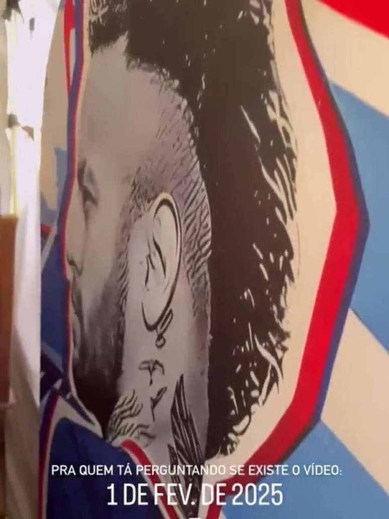 Imagem do totem do jogador Neymar  –