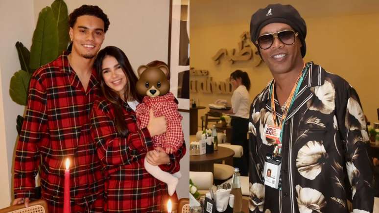 Giovanna Buscacio revela motivo de não mostrar o rosto da filha, neta de Ronaldinho Gaúcho