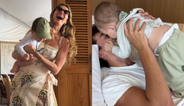 Gisele Bündchen publica fotos inéditas da família e celebra a maternidade: "Momentos sagrados"