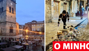 Guimarães acorda limpa na primeira manhã do ano após festa que juntou milhares de pessoas