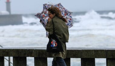 Oito distritos sob aviso amarelo: previsão de chuva forte e vento que pode chegar aos 110 km/ hora