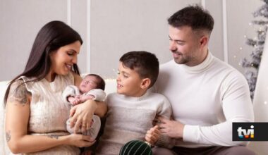 Ruben e Tatiana Boa Nova vivem momentos de puro amor em família. E as imagens são de derreter o coração - Primeira Companhia