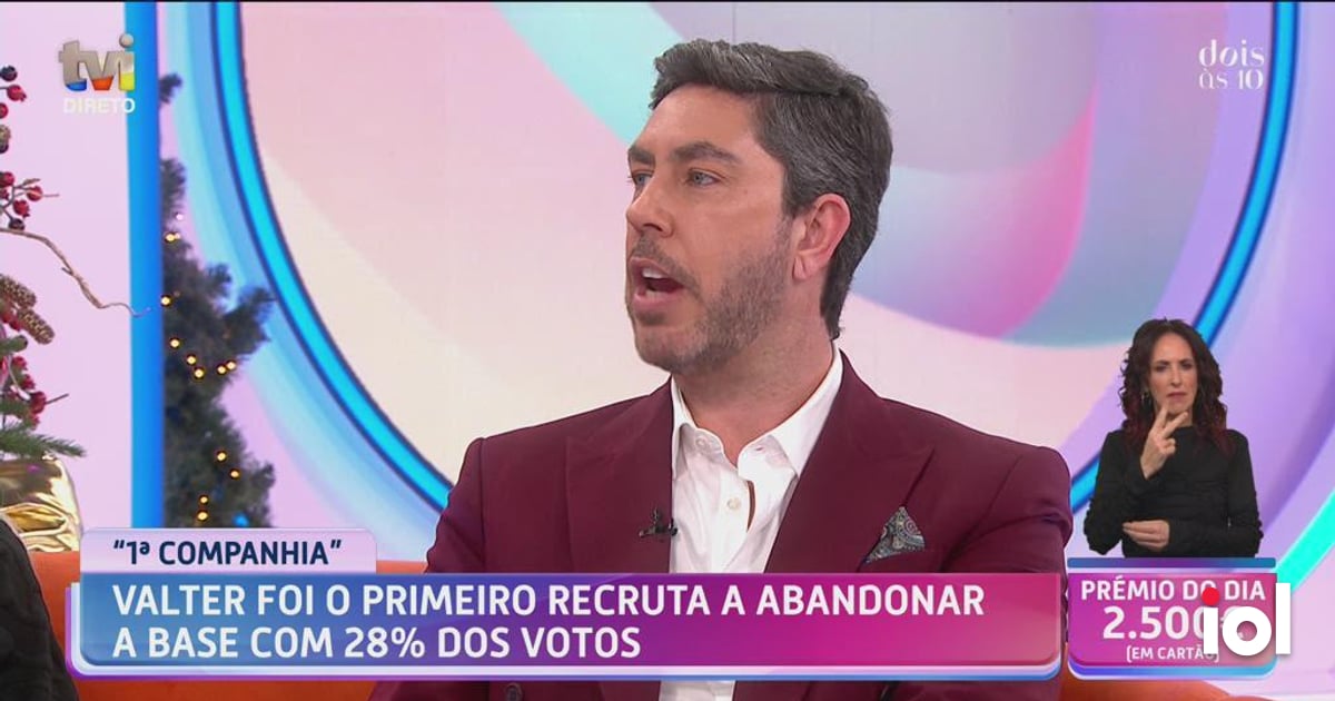 Momento da saída de recruta da “1.ª Companhia” emociona todos: “Eu não estava à espera” - Notícias de hoje - IOL