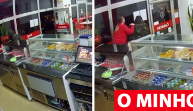 Assalta café em Braga e deixa proprietária ferida (ficou tudo filmado)