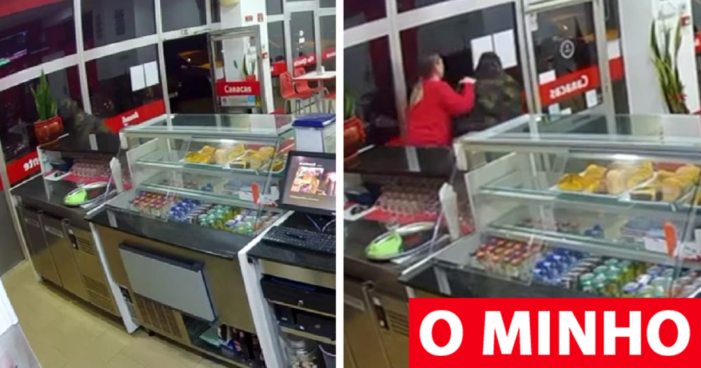 Assalta café em Braga e deixa proprietária ferida (ficou tudo filmado)
