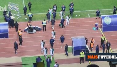 A festa do Vitória, a desilusão do Sporting... e Matheus Reis aponta para o símbolo na direção dos adeptos - Maisfutebol