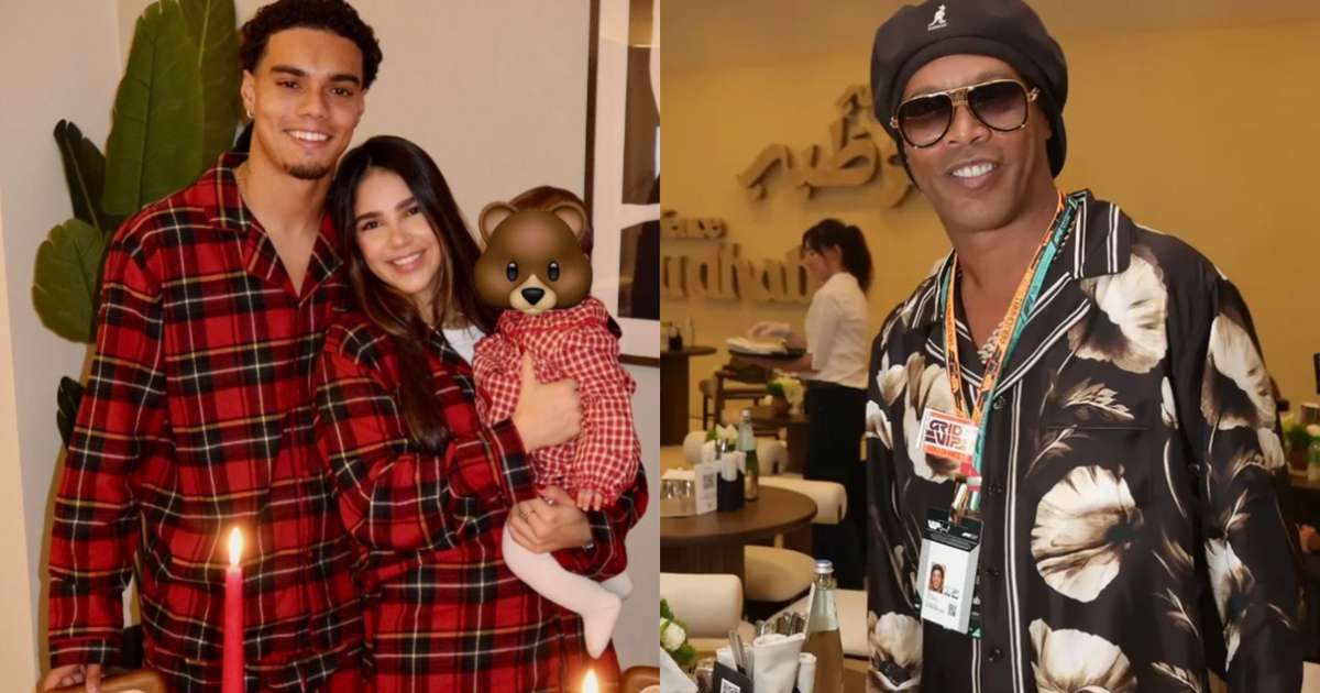Giovanna Buscacio revela motivo de não mostrar o rosto da filha, neta de Ronaldinho Gaúcho: 'Infelizmente'