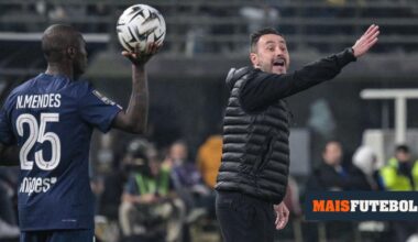 De Zerbi e a derrota com o PSG: «Chorei no balneário...»