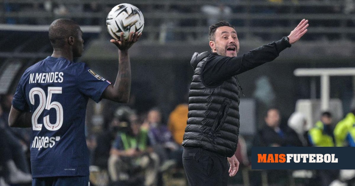 De Zerbi e a derrota com o PSG: «Chorei no balneário...»