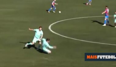 VÍDEO: jogador do Lugano agride colega de equipa em jogo particular