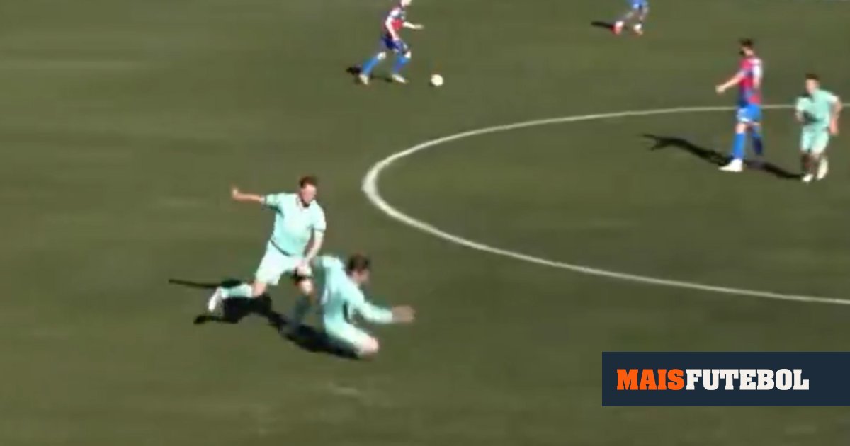 VÍDEO: jogador do Lugano agride colega de equipa em jogo particular