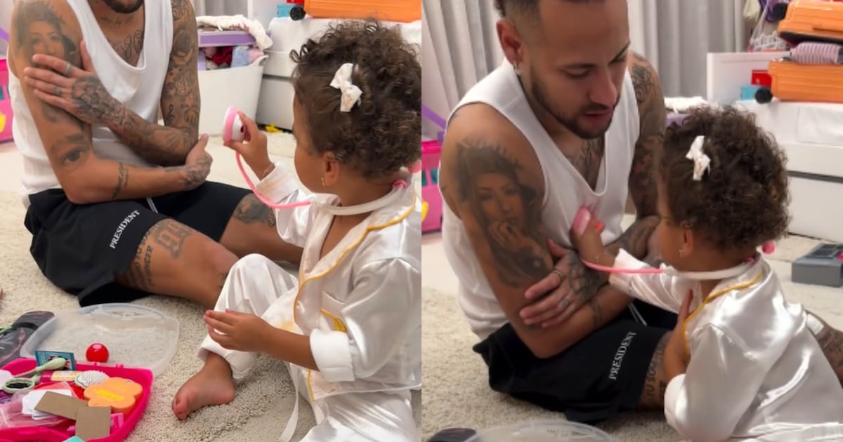 Neymar compartilha brincadeira com a filha e diverte seguidores – R7 Entretenimento